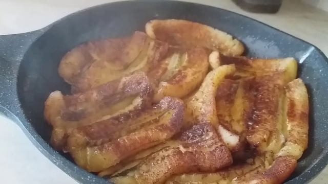 ?Бананы запеченные с медом и корицей ? Десерт из банана