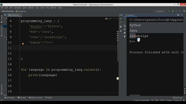 Python Tutorial - Python Loops [ For Loop, While Loop]