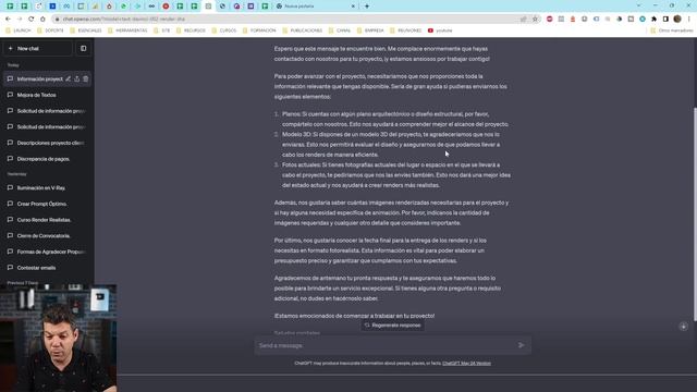 Chat GPT para renderistas - Cómo acelerar procesos