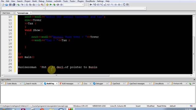 New operator for Dynamic Memory Allocation by Anand Mahajan, Mahajan Computers, Kurukshetra Part - смотреть онлайн