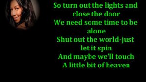 Natalie Cole - A little bit of heaven lyrics
