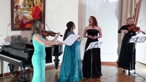 К. Монтеверди дуэт "Pur ti miro" из оперы "Коронация Поппеи"