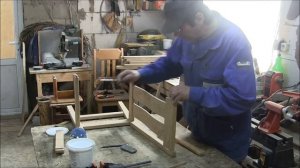Изготовление стульев. Материал дуб, Заключительная часть,