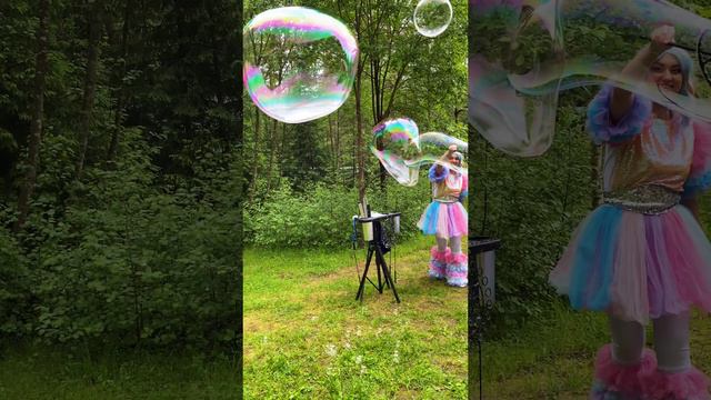 Шоу мыльных пузырей Оксаны Логро