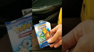 Pokemon 25th Anniversary: McDonald's Happy Meal Promotion Booster Pack Opening, AMAZING Holo!!