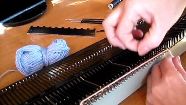 Открытые петли в машинном вязании. Мастер-класс
