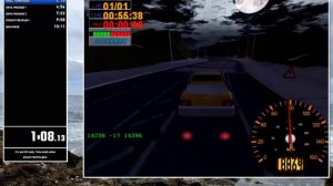 Midnight Race Club: Supercharged! - Individual Level Speedrun: Small Town Road (2:02.32)