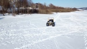 Зимние покатушки на вездеходе по Оке