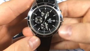 Обзор часов Casio EDIFICE EFR-526L-1A - видеообзоры от Watch-Forum.RU