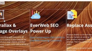 New in EverWeb 3.4: Parallax Scrolling, SEO Power Up, Replace Assets, Calendar & Set Time and More!