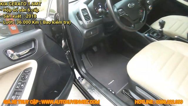 Phân khúc C : KIA CERATO 1.6MT 2018 - đi 36.000 km với tiện nghi đầy đủ, trẻ trung giá phải chăng смотреть онлайн