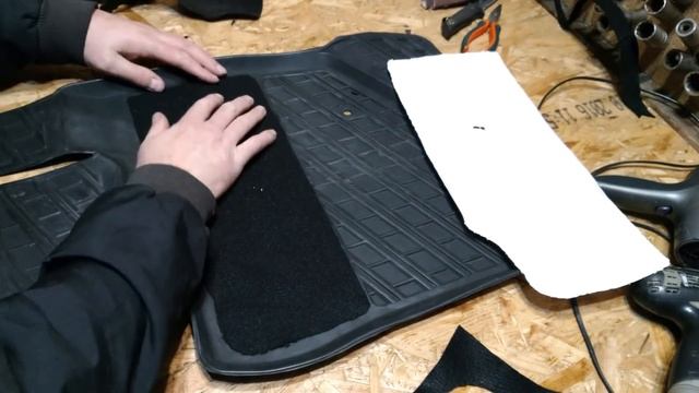 Реставрация коврика. Volvo S60, S80, XC. Carpet Restoration.