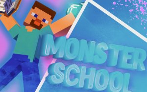 Minecraft  анимация - школа монстров