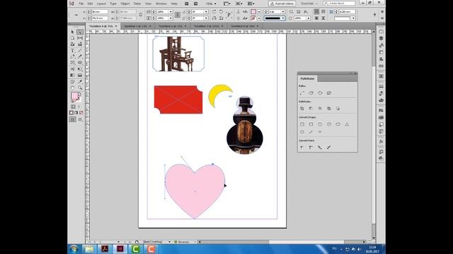 Уроки Индизайна. Adobe InDesign. Урок 4. Редактирование объектов. Заливка, обводка, прозрачность.