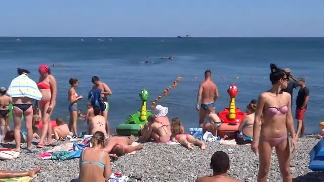 Обзор пляжа Алушта (Крым)