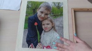 Вышивка по фото 3. Вышиваю крестикои по фото своих детей. Вышивка крестиком.