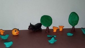 Сказка Колобок из пластилина