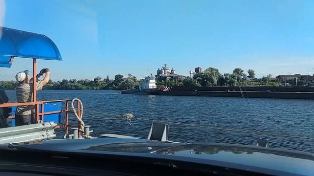 Паромная переправа через Оку смотреть онлайн