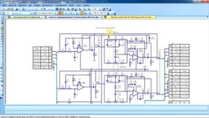 Восстановленная электрическая схема усилителя Электроника 50У-017С 1985г.