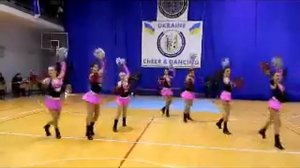 Черлидинг. "УкрГАЖД" данс-команда помпоны взрослые.mp4