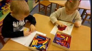 Цветные палочки Кюизенера. Поставим цветок в вазу.