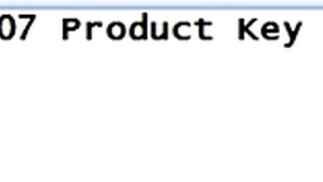 Microsoft office Professional 2007 product key 100% Works
