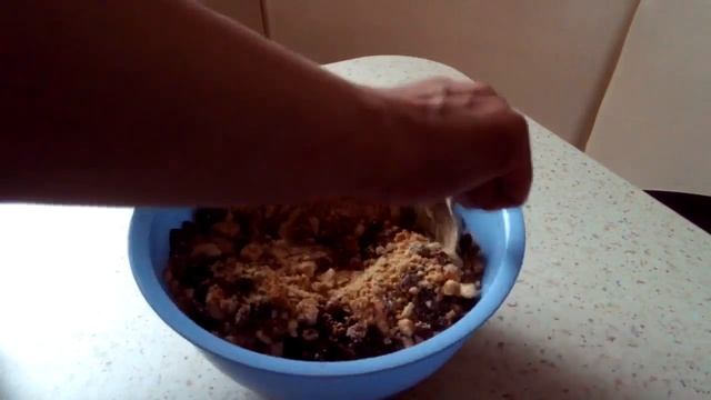 Сладкая (ШОКОЛАДНАЯ) колбаска из печенья и сухофруктов (БЕЗ ВЫПЕЧКИ ) /ДЕСЕРТ ЗА 10 МИНУТ