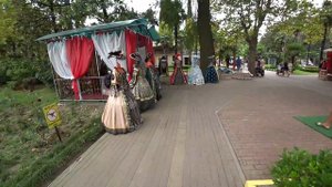 Зеленый театр в парке Ривьера