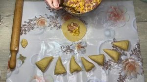 Шедевр Татарской Кулинарии! ???Элеш с курицей и картошкой! #рецепты #выпечка #курица