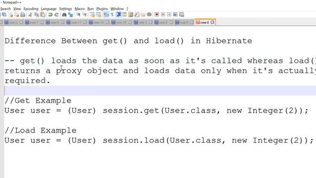 Difference Between get and load in Hibernate смотреть онлайн