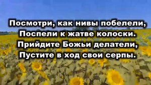 Группа Маханаим "Жатвы много" Минус