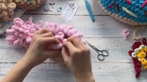 Мастер-класс мини-пончик из Ализе Пуффи (Alize Puffy)