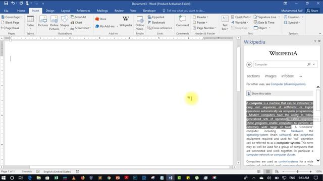 Add-ins in MS Word-28 || Microsoft Word 2016 [Hindi/Urdu] смотреть онлайн