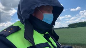 ДПС убегает через сплошную, после вероятно ложно составленного протокола