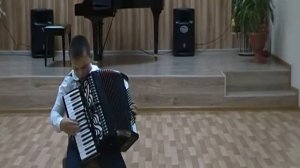 то не ветер ветку клонит, произведение исполняется на аккордеоне, за инструментом Писаревич Геннади