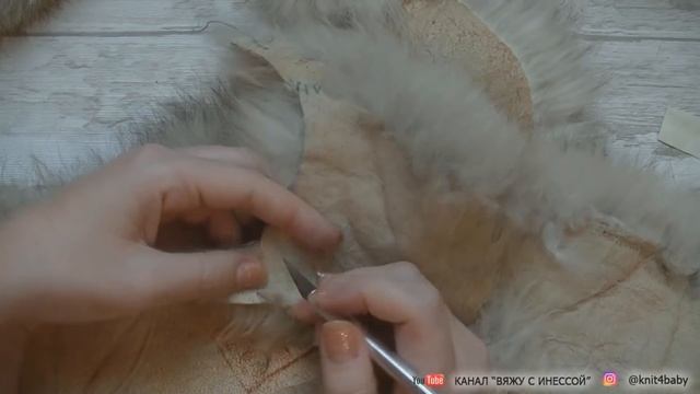 DIY/МЕХОВАЯ ОПУШКА из ВОРОТНИКА своими руками. смотреть онлайн