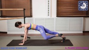 BALLET CORE workout with ballerina Maria Khoreva