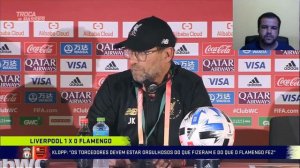 KLOPP RESPONDEU SE FICOU SURPRESO COM O FUTEBOL DO FLAMENGO APÓS LIVERPOOL 1 X 0 FLAMENGO