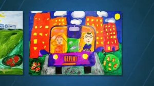 Дети рисуют ПДД