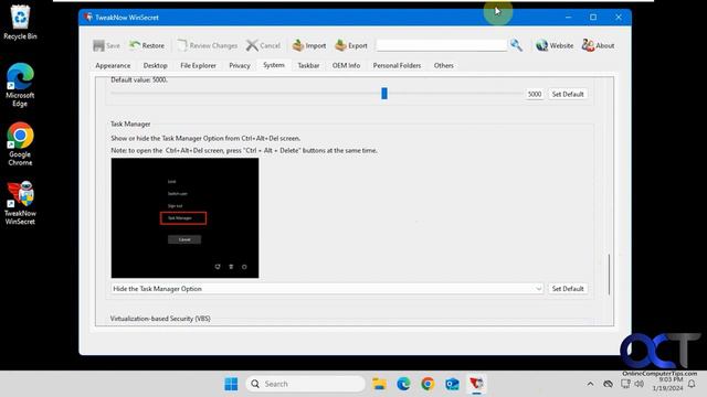 Tweak your Windows Settings for Free with TweakNow WinSecret