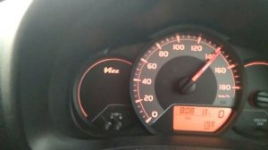Максимальная скорость Тойота витц  1л Toyota vitz 2015 гв.