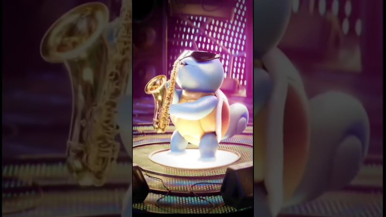 honkin  #animation #pokemon #cg #epic #sax #squirtle #guy