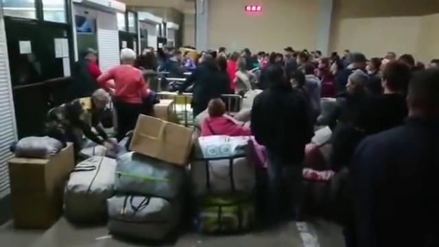 Очередь на таможенном посту МАПП Забайкальск.