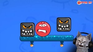 НОВЫЙ ГЛАВНЫЙ БОСС ? Мультик Красный Шар . Несносный шарик от Спуди ! По игре Red Ball 4 !