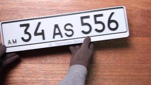 Установка номера в рамку регистрационного знака Еврокнижка