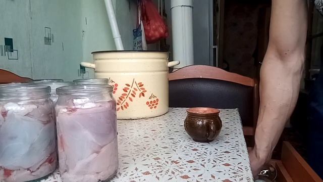 Тушёнка из Кролика Ч. 2