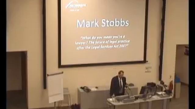 Mark Stobbs Eldon Lecture (Thursday 23rd February 2012) смотреть онлайн