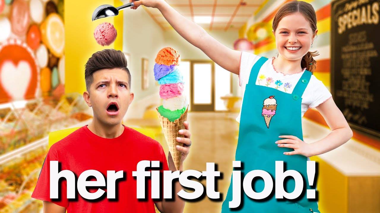 MY DAUGHTER'S FIRST JOB ft/ Preston & Royalty Family смотреть онлайн