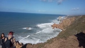 Мыс Рока - самая западная точка Евразии. Недалеко от Лиссабона, Португалия.