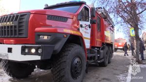 В Корсакове потушили условный пожар